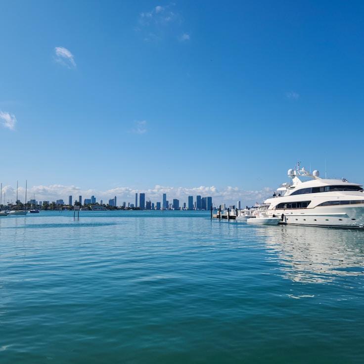 Yacht lifestyle scene